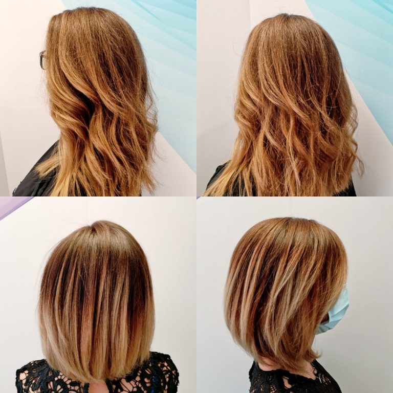 Balayage et mèches réalisés à Gap chez Asymetric Coiffure