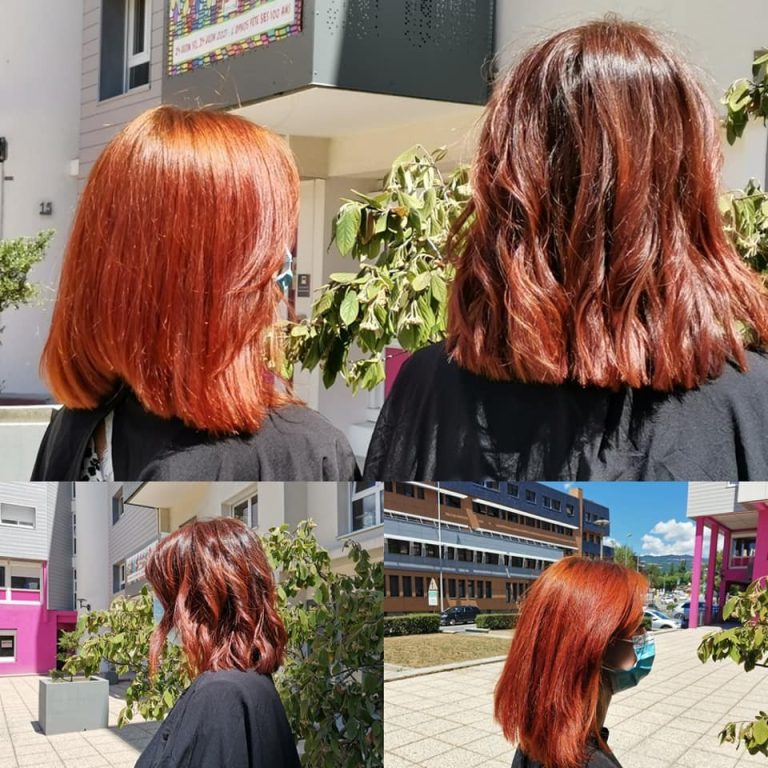 Coloration et balayage réalisés à Gap chez Asymetric Coiffure